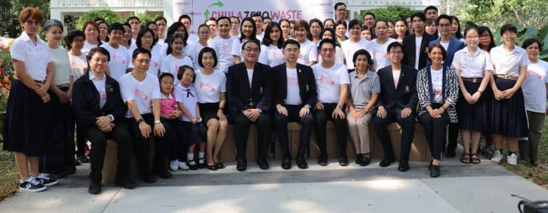 ผู้แทนคณบดีเข้าร่วมงานเสวนาและแถลงข่าวมาตรการลดขยะพลาสติกแบบใช้ครั้งเดียวทิ้งในจุฬาฯ